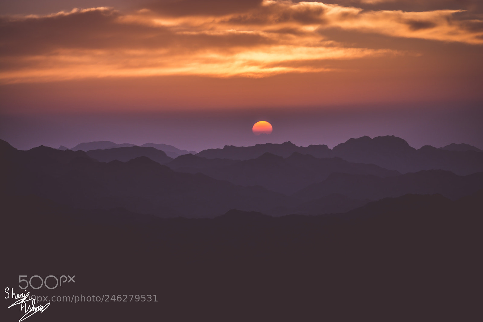 Nikon D7100 sample photo. Jabal moussa sunrise photography