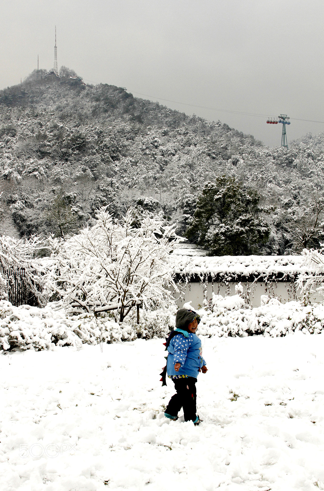 Canon EOS 7D sample photo. Snow scenery in west photography