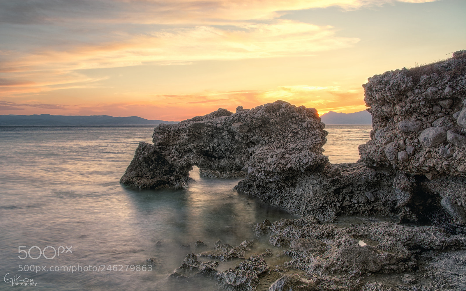 Nikon D7100 sample photo. Sunset in makarska photography