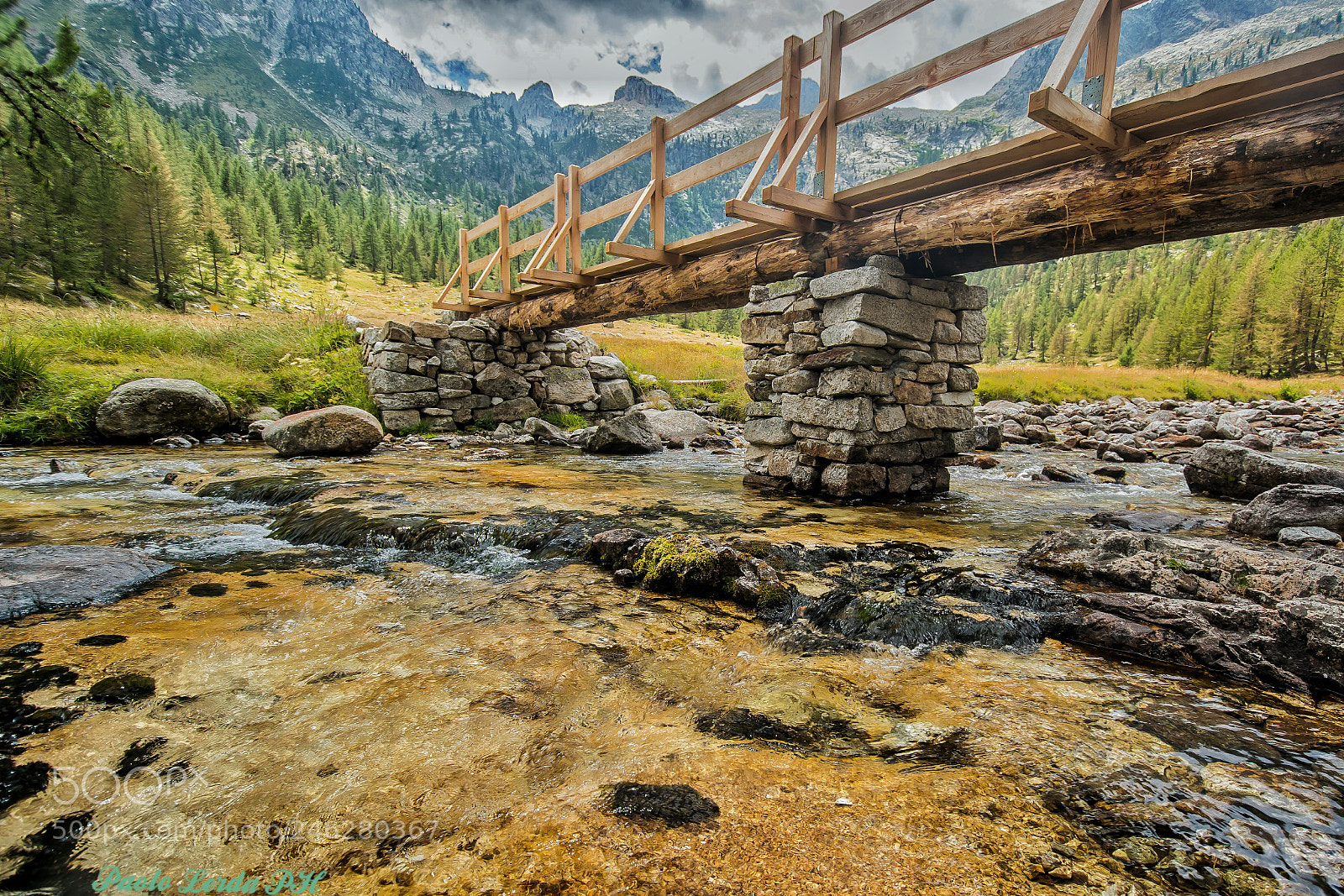 Nikon D7100 sample photo. Mountain bridge photography