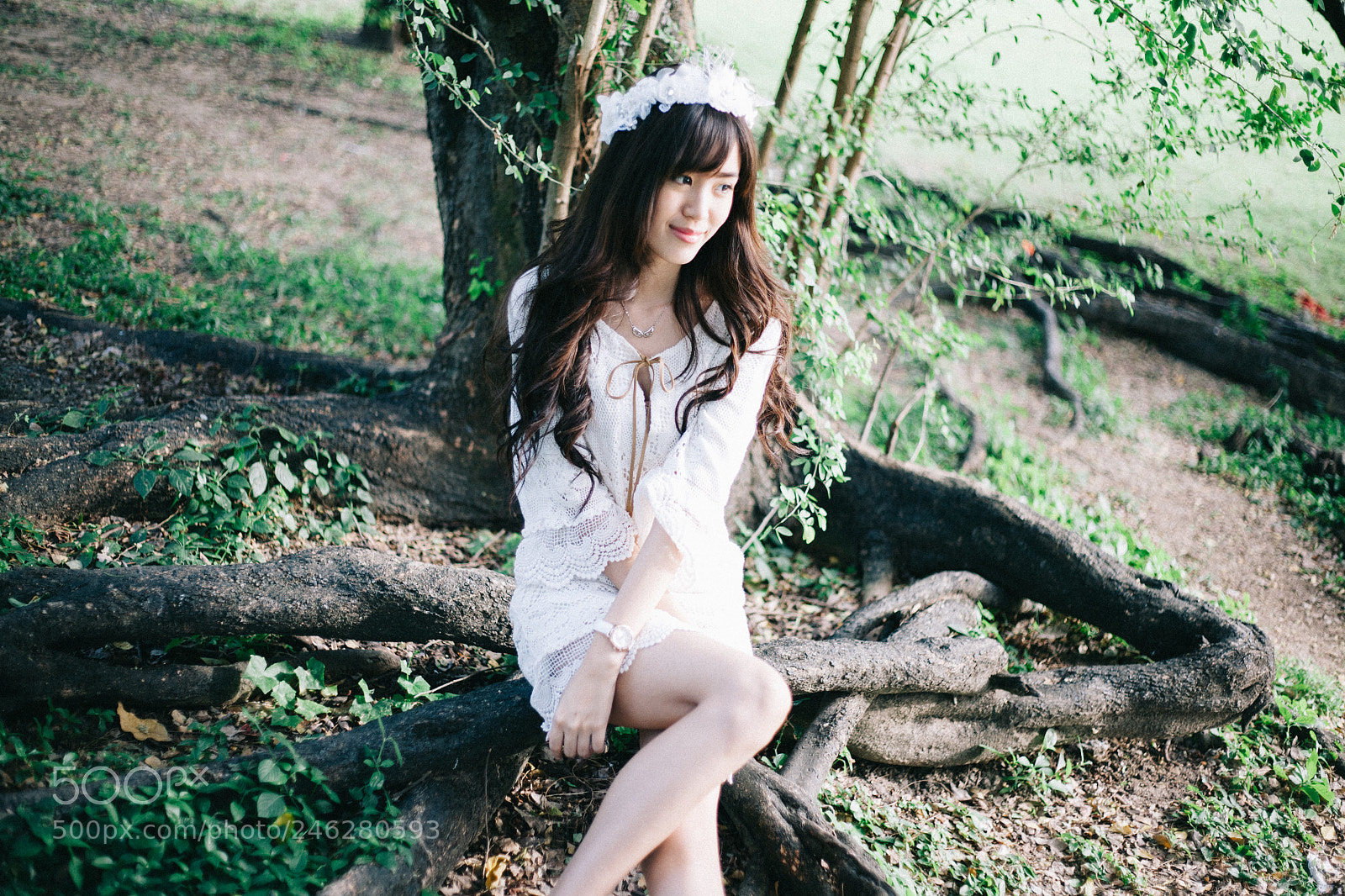 Canon EOS 5D sample photo. The beauty white skin photography