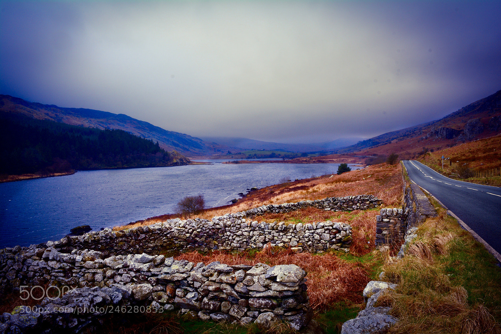 Nikon D5200 sample photo. Passing llyn mymbyr photography