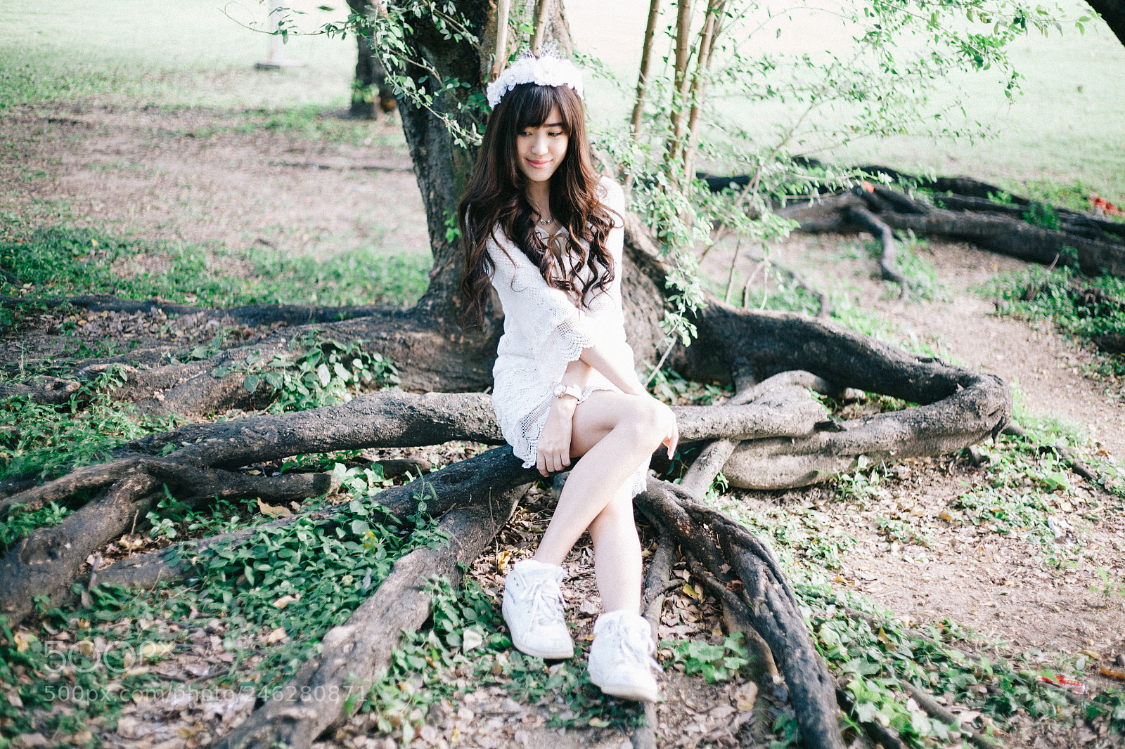 Canon EOS 5D sample photo. The beauty white skin photography