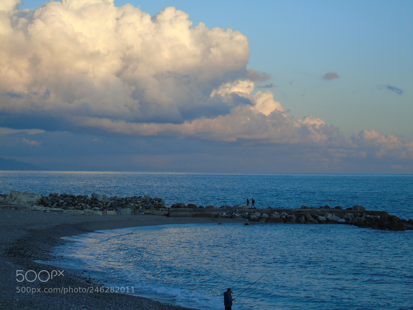 Sony Cyber-shot DSC-H400 sample photo. Sunset over the sea photography
