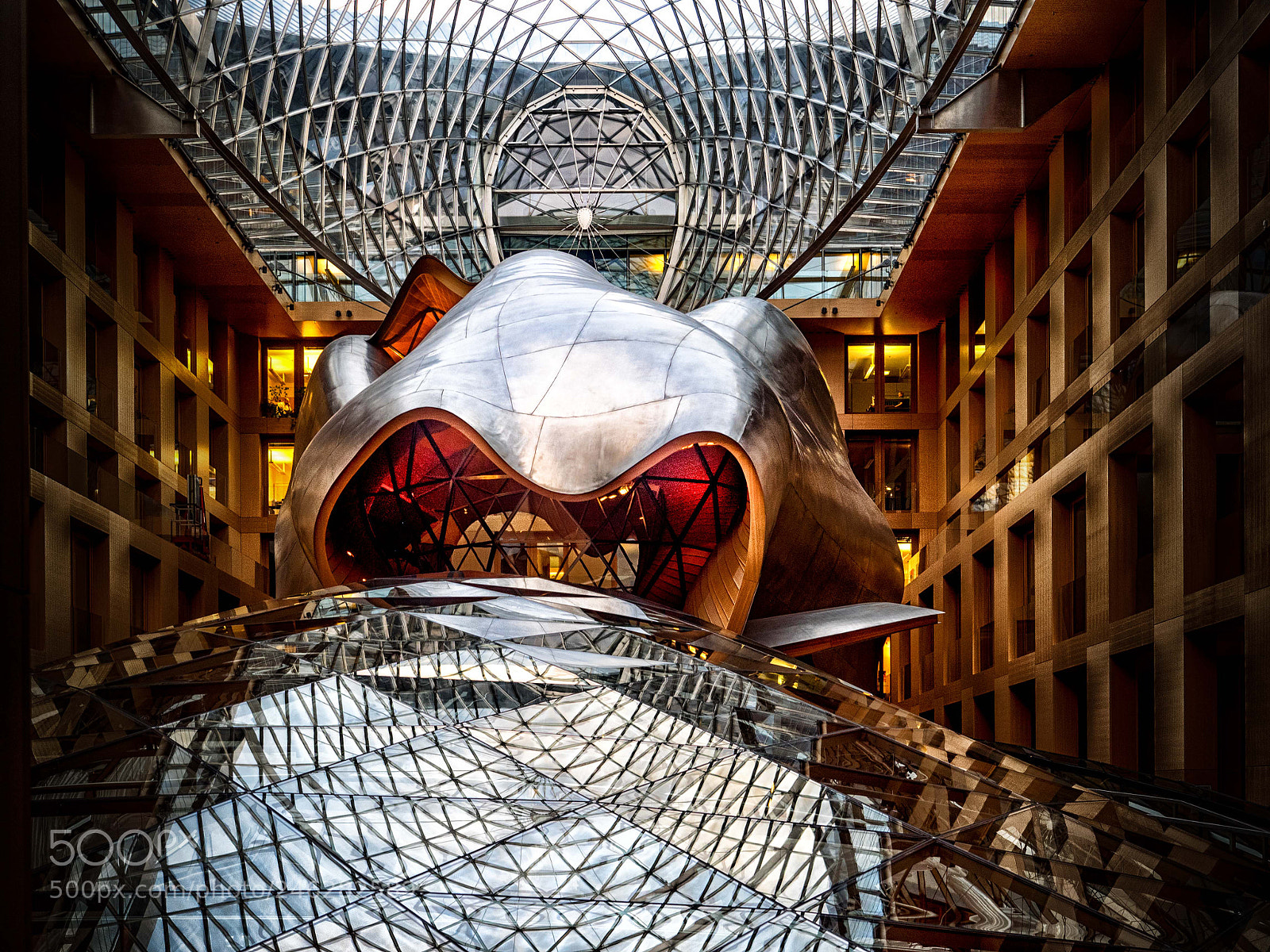 Olympus OM-D E-M1 sample photo. Berlin gehry photography