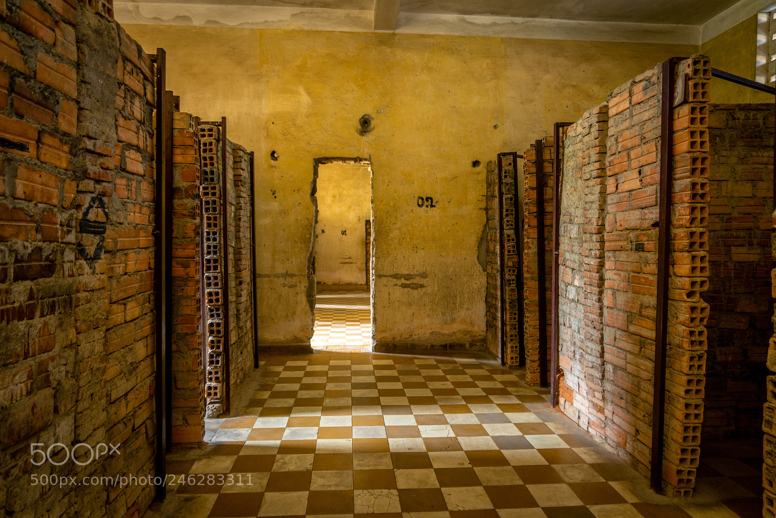 Sony a7R sample photo. Tuol sleng genocide museum photography