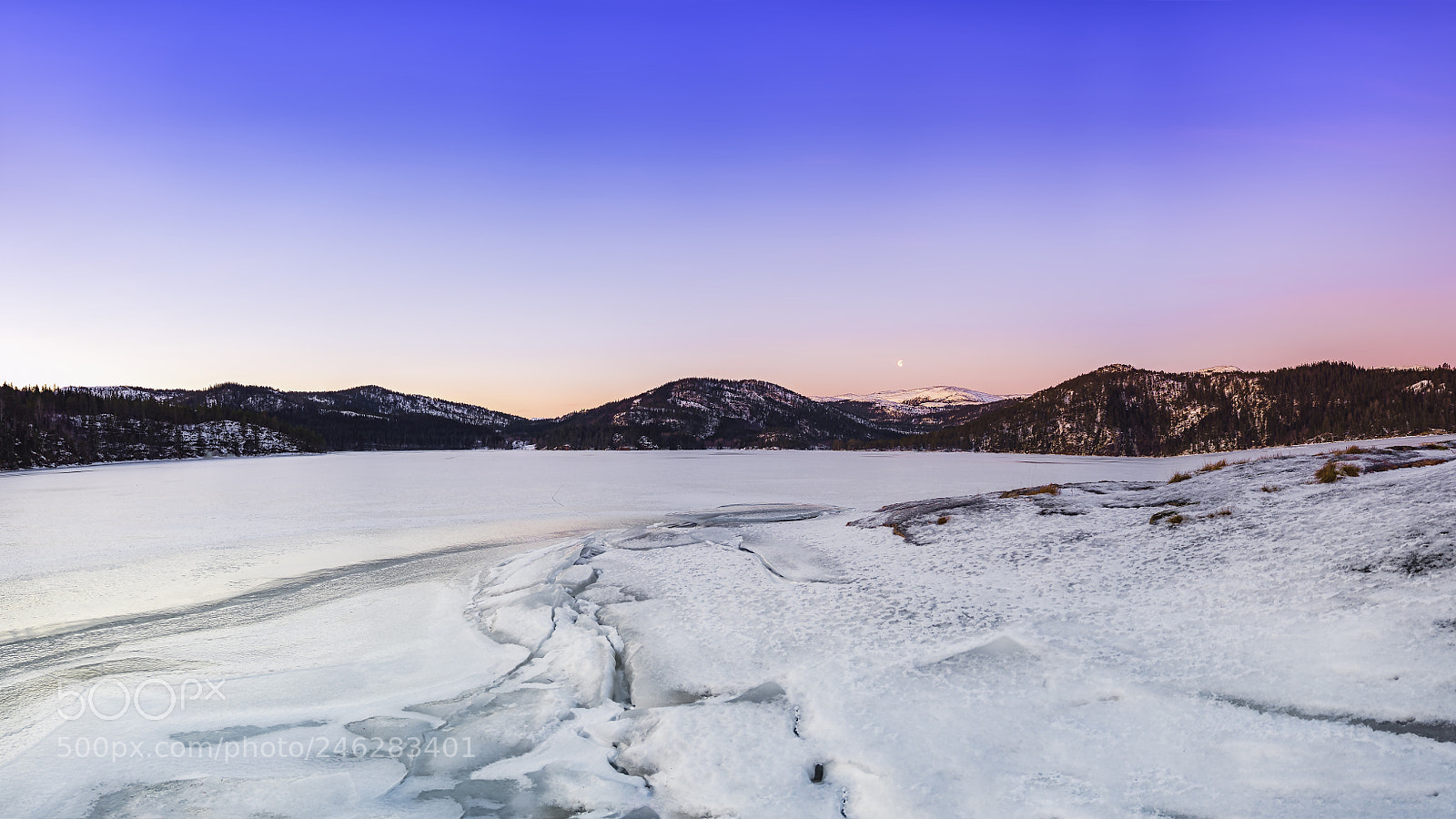 Olympus PEN-F sample photo. Frozen norway photography