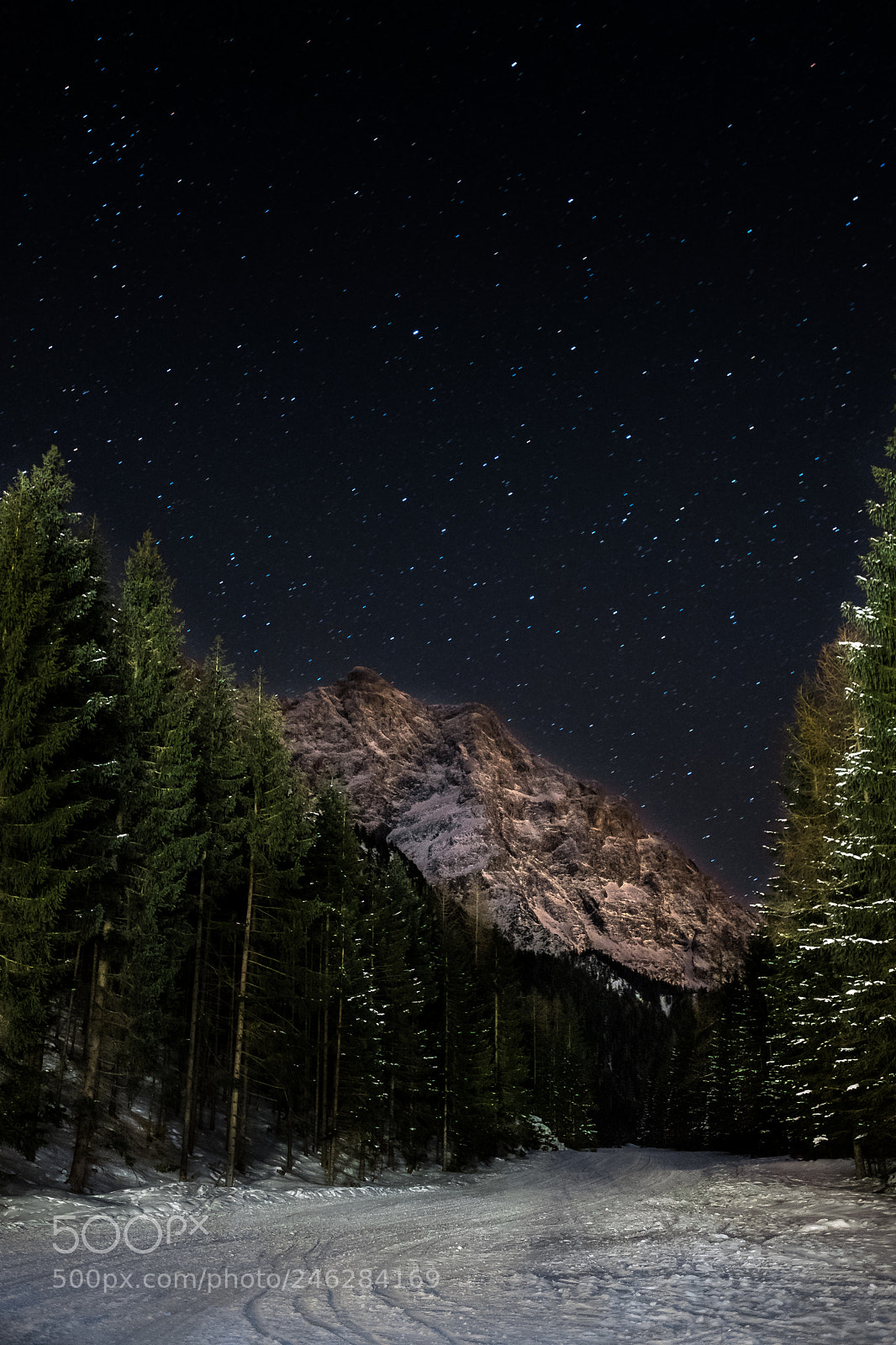 Fujifilm X-T2 sample photo. Zugspitze and stars photography