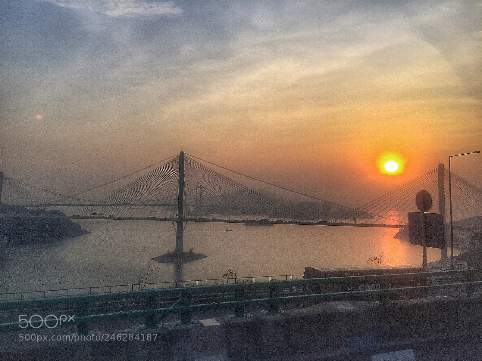 Apple iPhone 6 Plus sample photo. Ting kau bridge photography