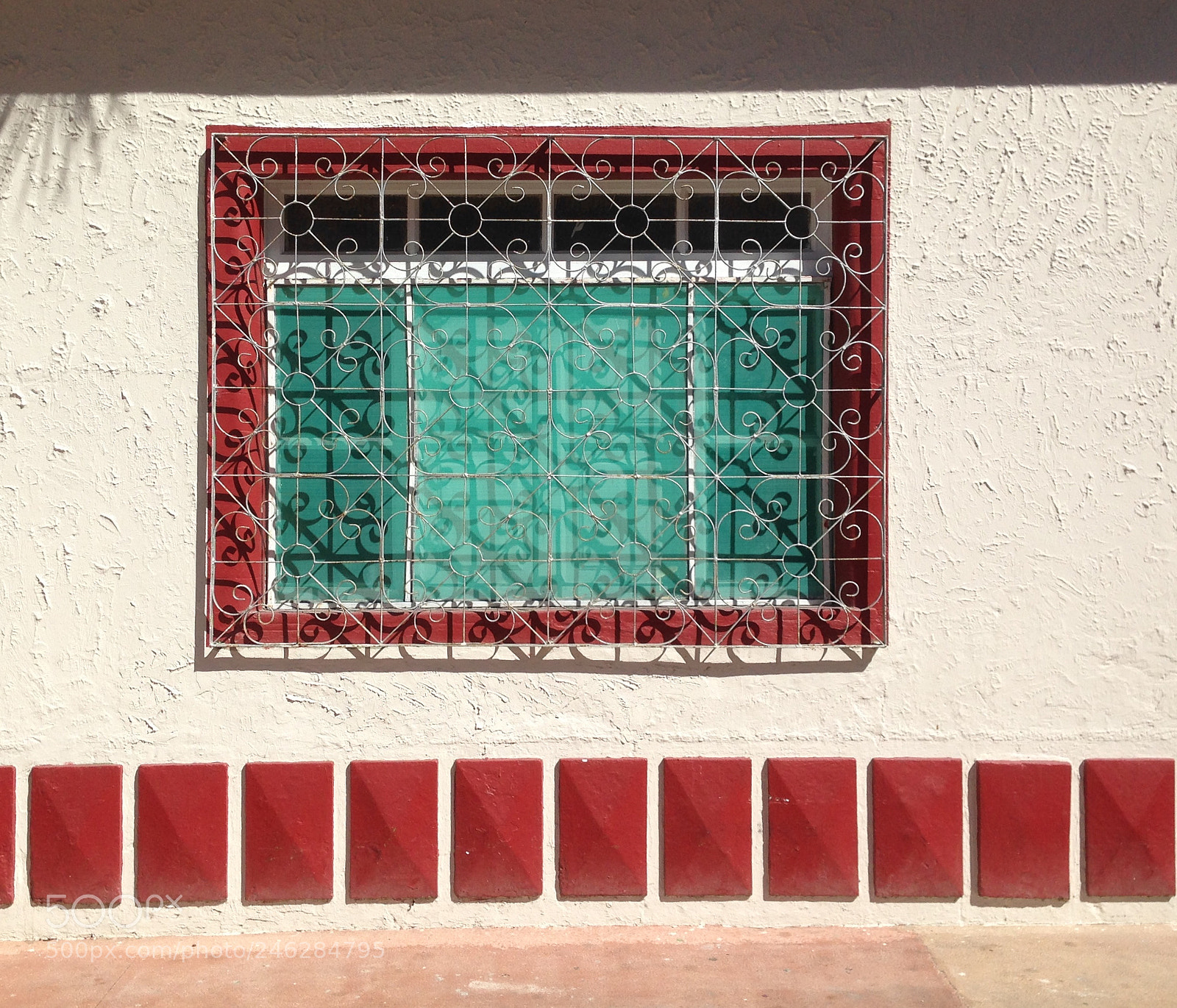 Apple iPhone 5 sample photo. Window grill photography