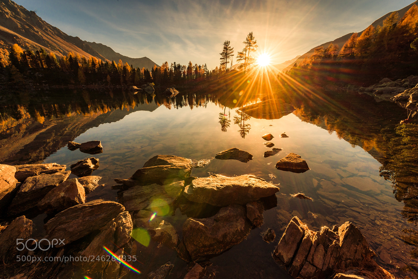 Nikon D610 sample photo. Goldener herbst am lago photography