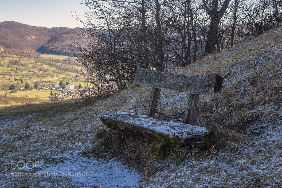 Olympus OM-D E-M1 sample photo. Bank auf der achalm photography