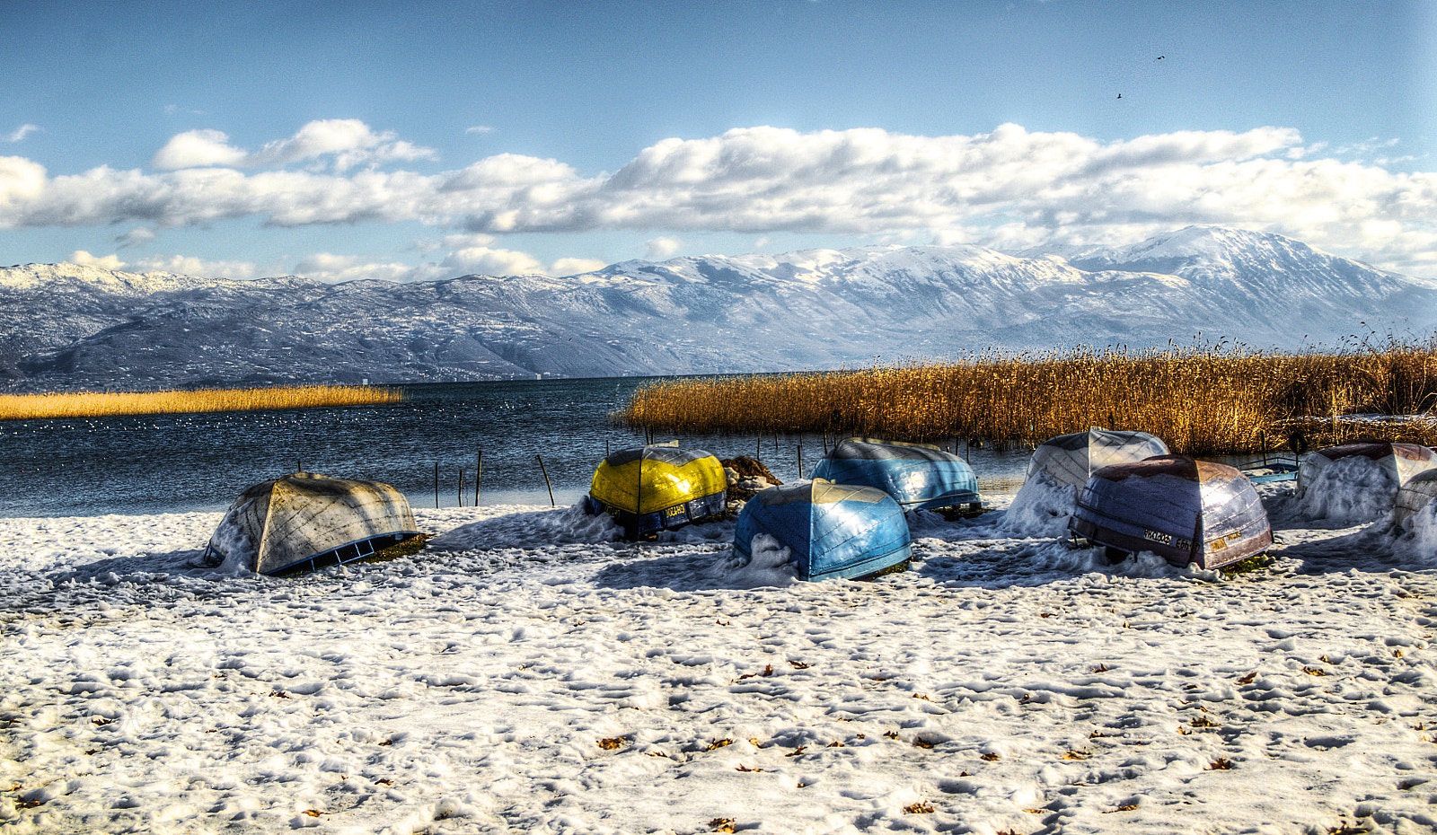 Nikon D5000 sample photo. Winter at the lake photography