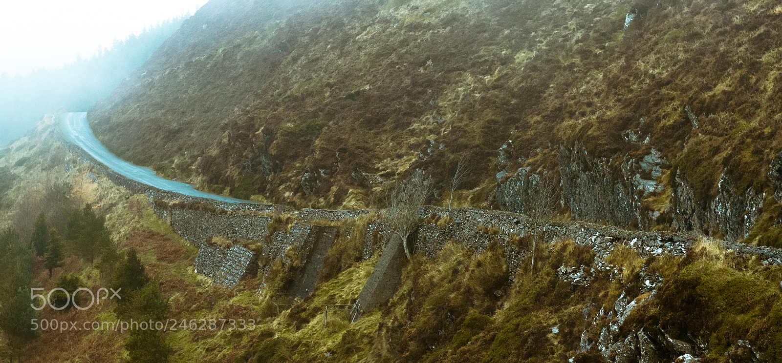 Canon EOS 7D sample photo. Mountain road photography