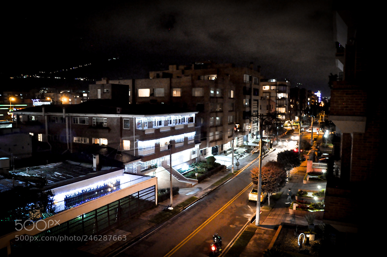 Nikon D90 sample photo. City at night photography