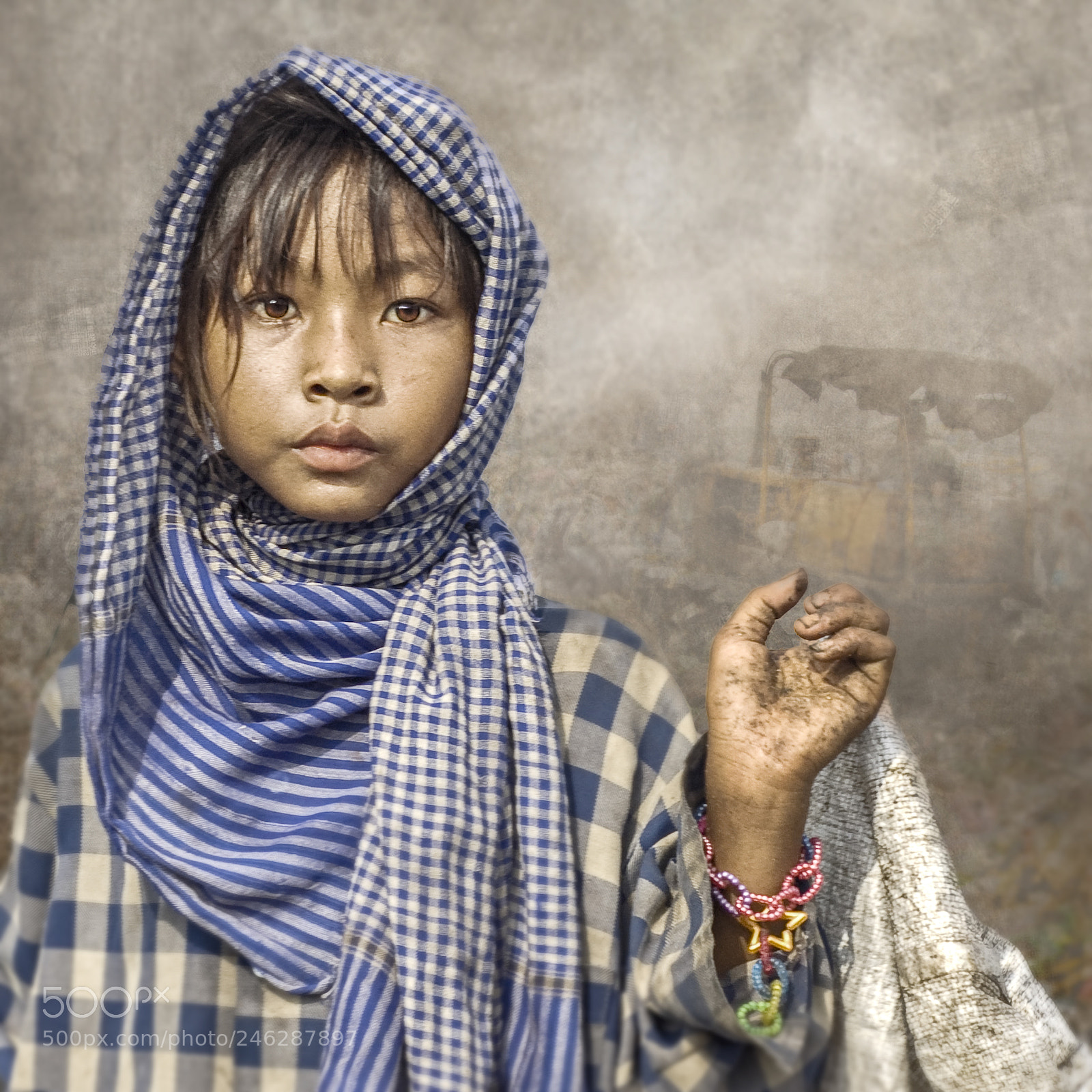 Nikon D70 sample photo. Dump angel / cambodia photography