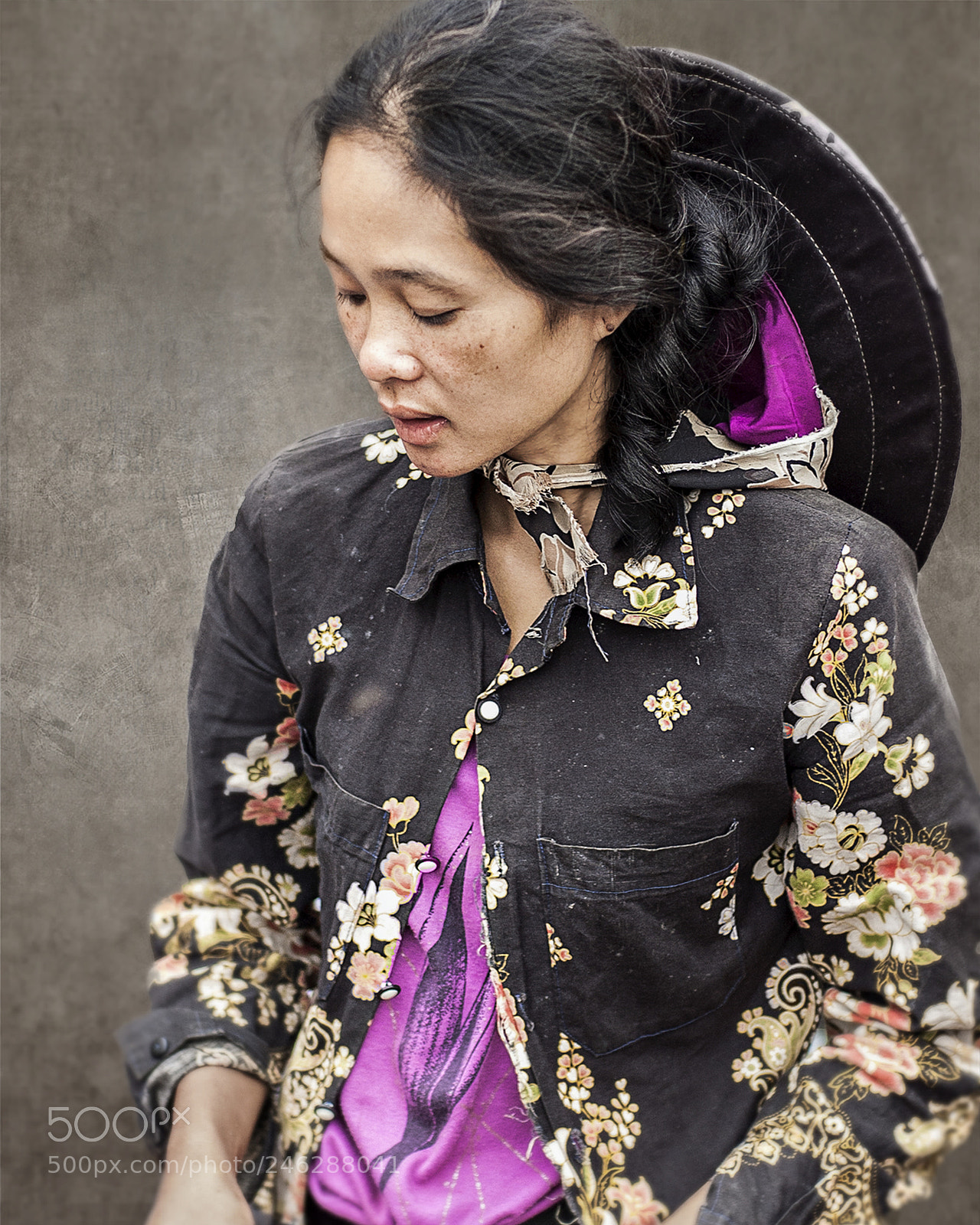 Nikon D70 sample photo. Market woman photography
