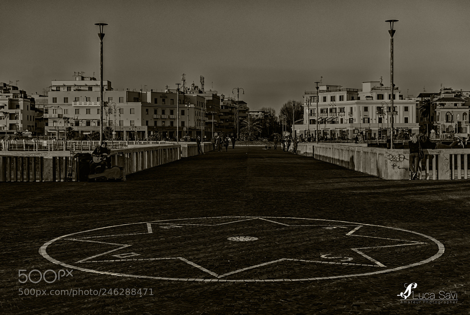 Nikon D3000 sample photo. Pontile di ostia lido photography