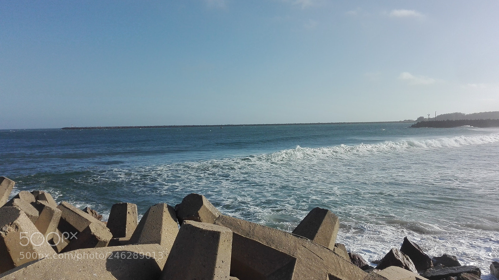 HUAWEI P8 Lite sample photo. Calling at sea photography