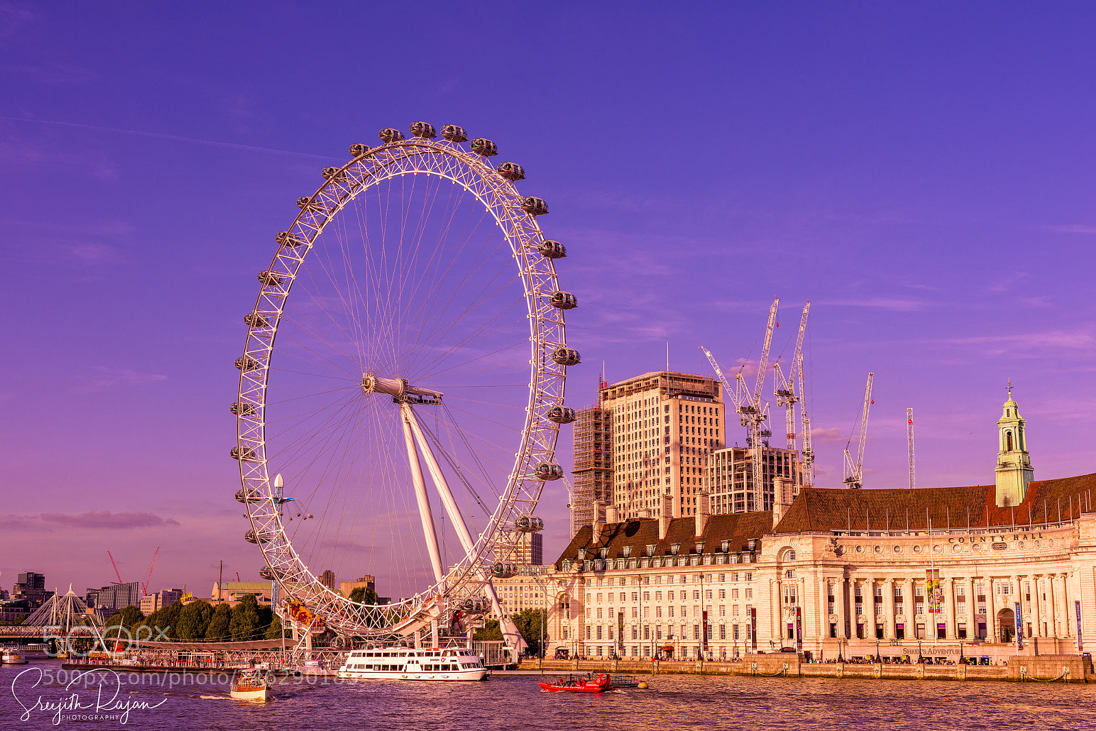 Nikon D810 sample photo. London eye photography