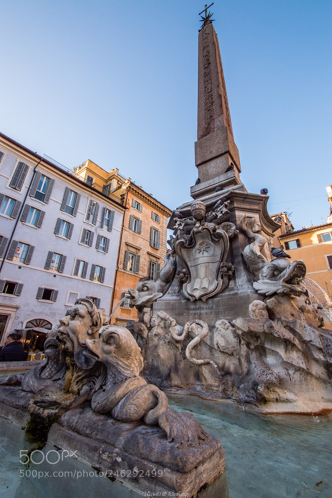 Sony SLT-A68 sample photo. Fontana del pantheon photography