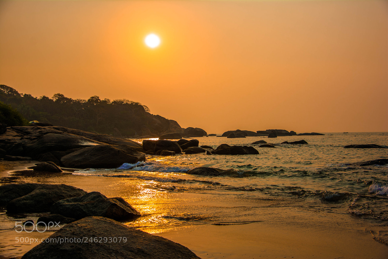 Nikon D7100 sample photo. Goa sunset photography