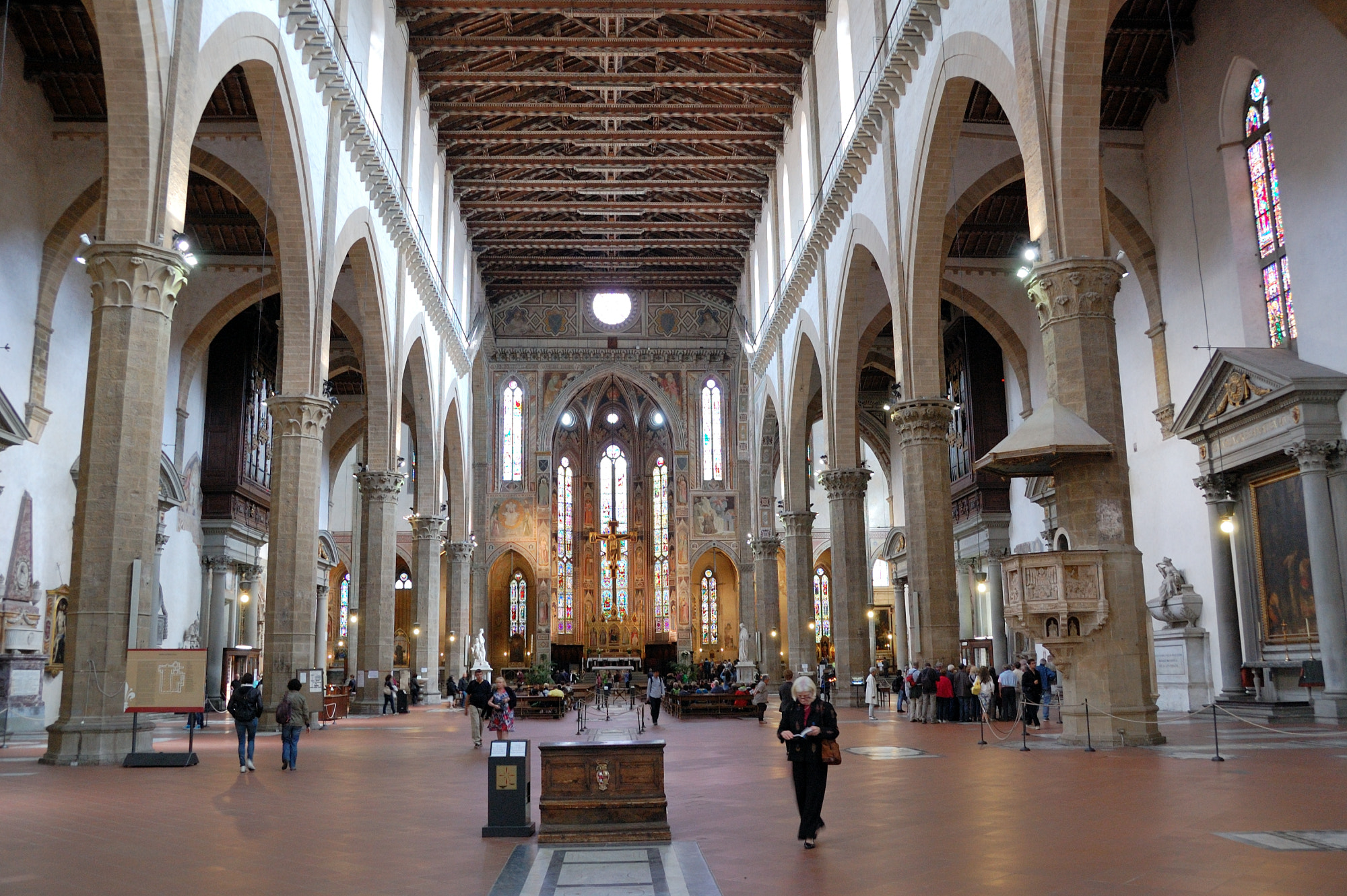 Nikon D40 sample photo. Basilica di santa croce di firenze photography