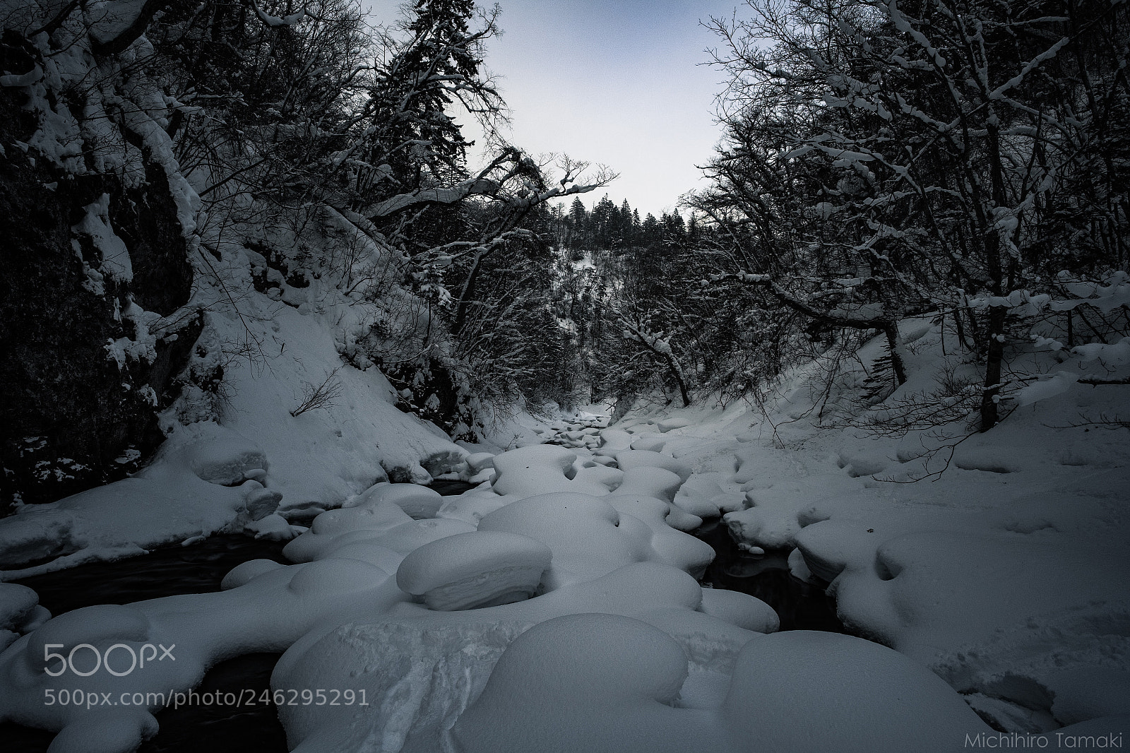 Fujifilm X-E1 sample photo. Winter river objet photography