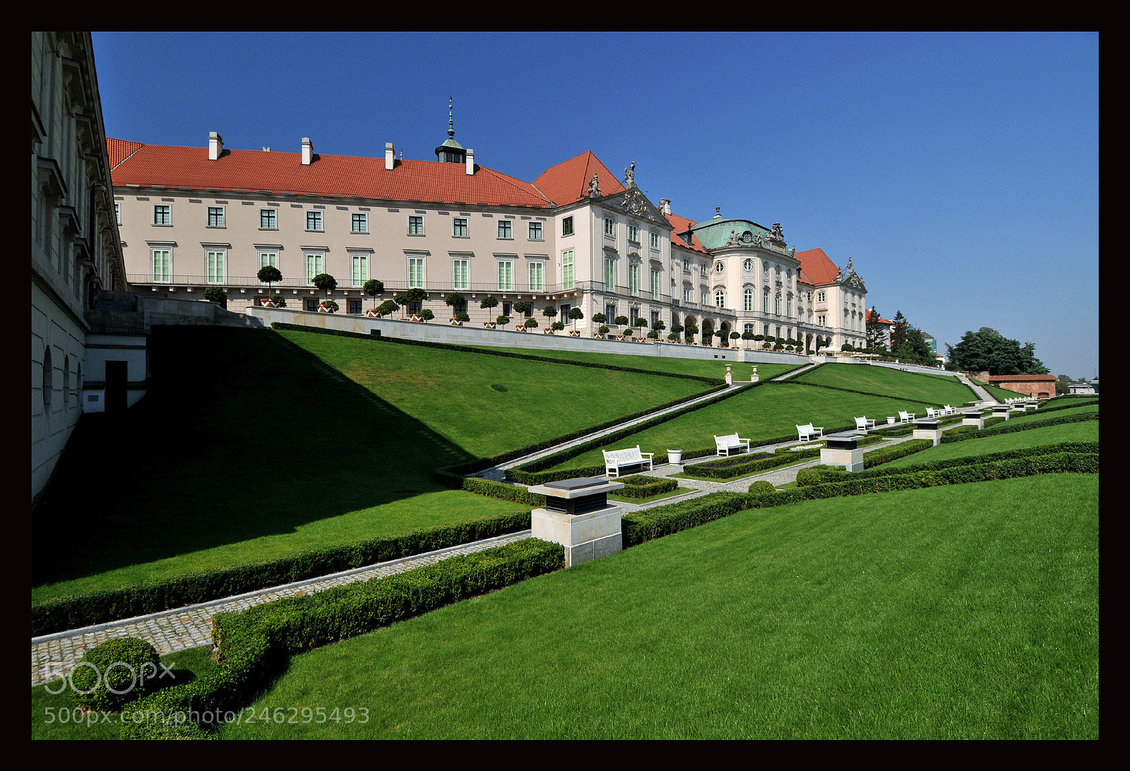 Nikon D300 sample photo. Castle of warszawa photography