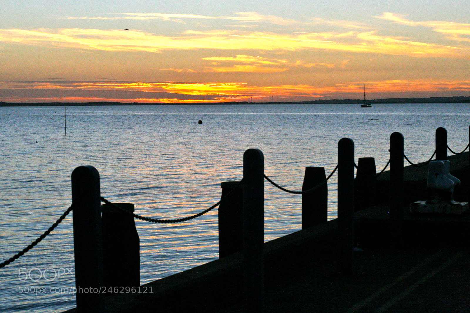 Canon EOS 30D sample photo. Sunset from the pier photography