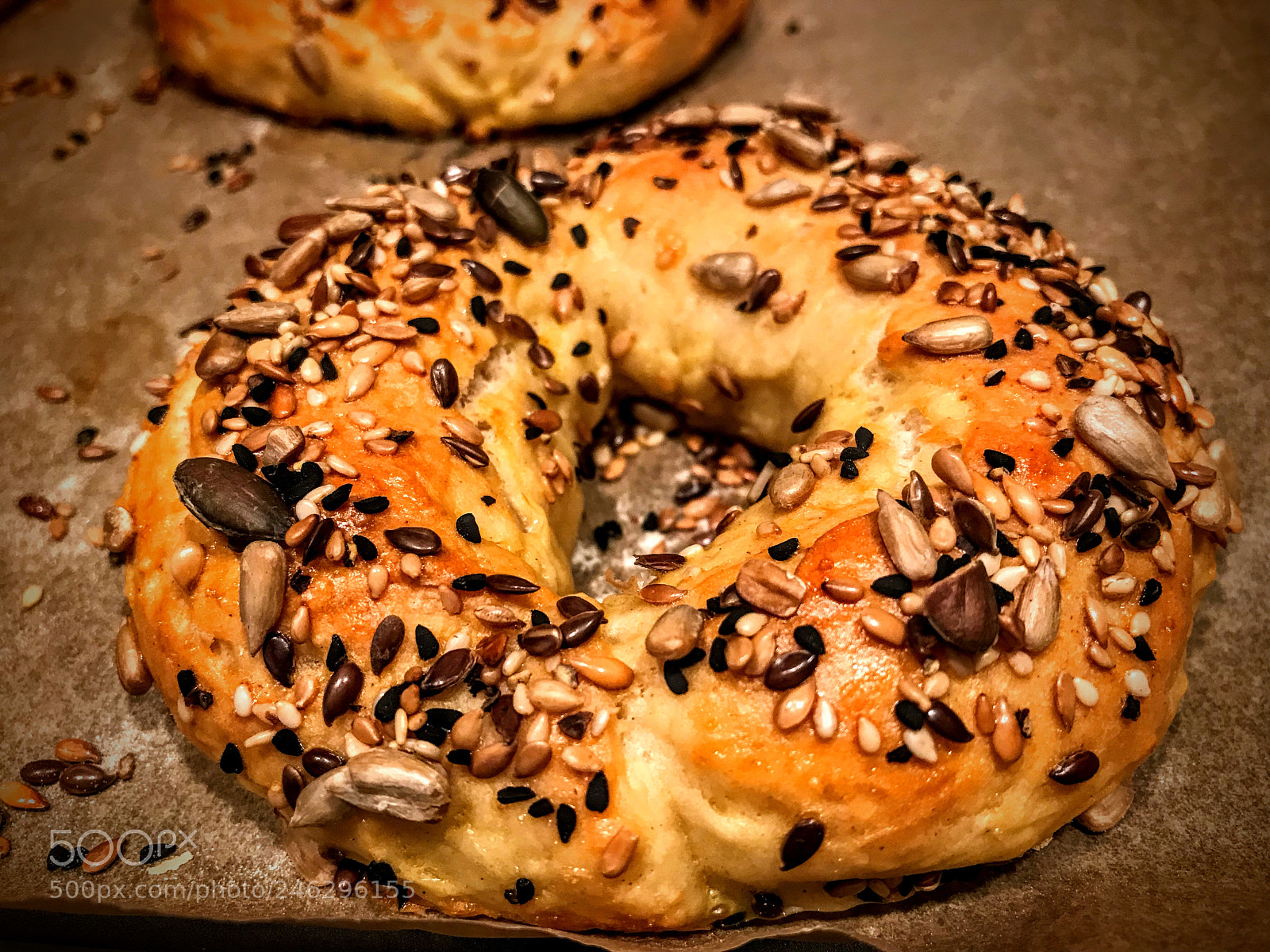 Apple iPhone 7 sample photo. Bagel photography