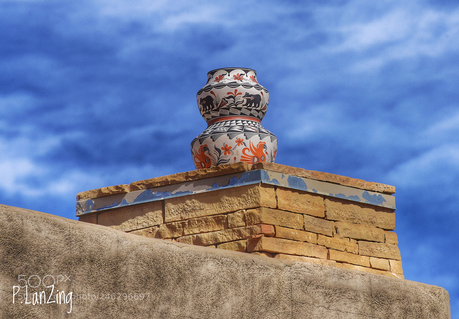 Nikon D810 sample photo. Acoma sky city pots photography