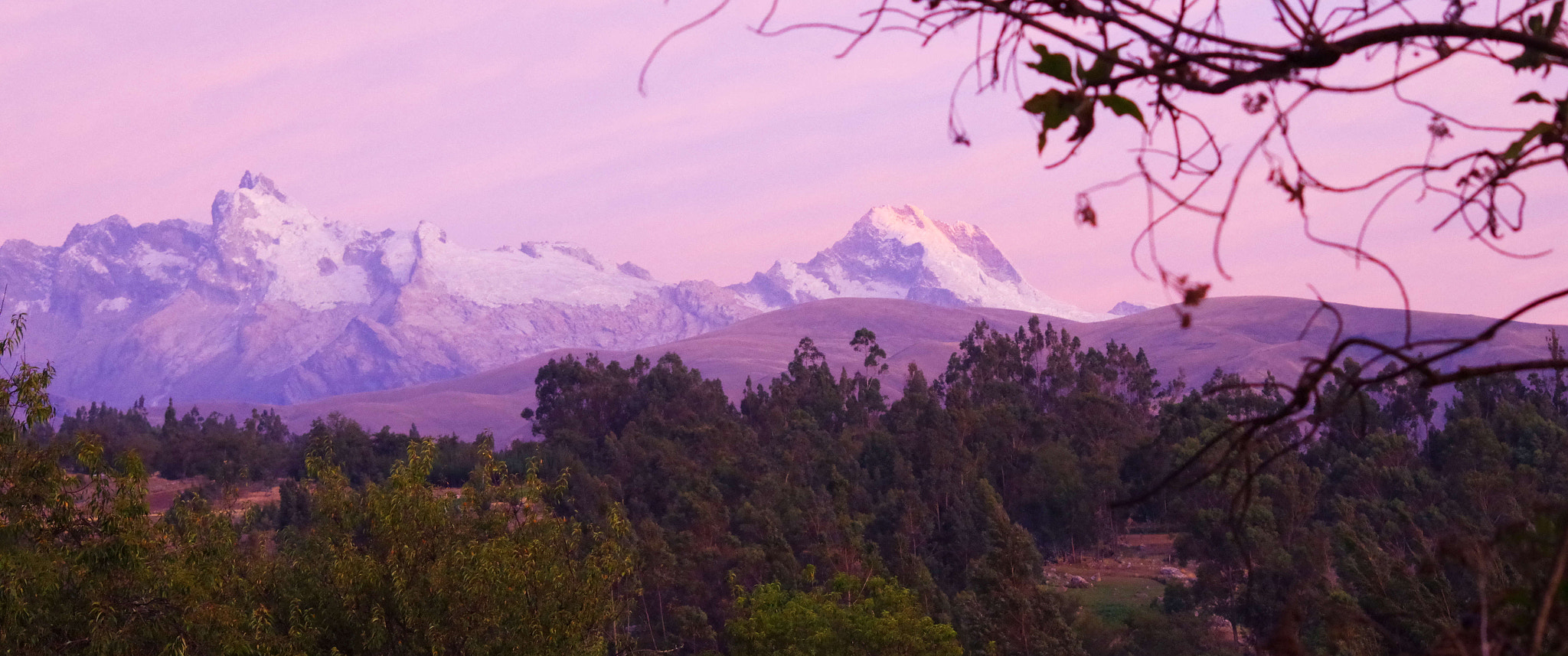 Pentax K-S2 + Sigma 70-300mm F4-5.6 Macro sample photo. Cordillera blanca, huaraz, peru photography