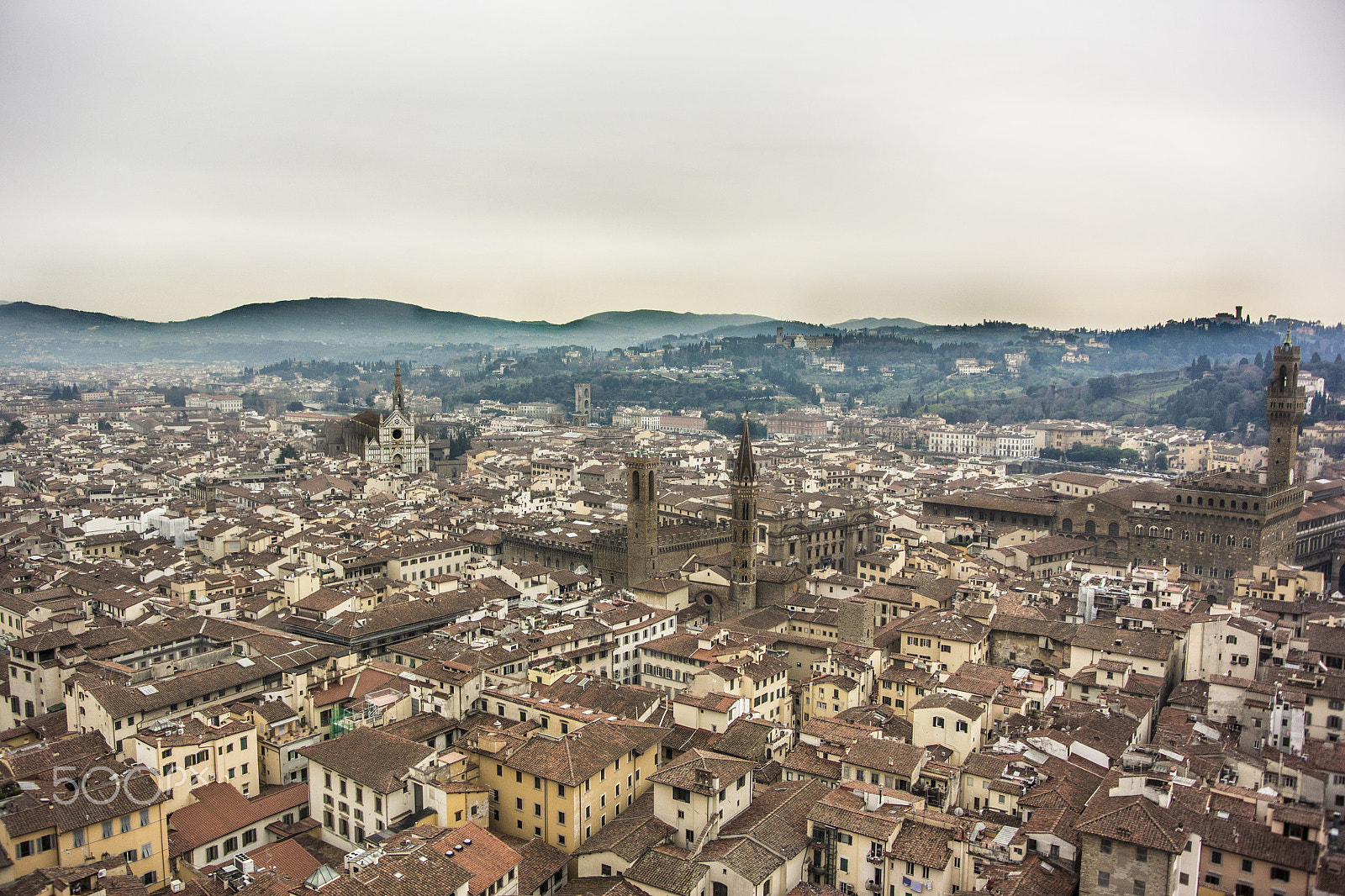 Nikon 1 J3 sample photo. Panorama firenze photography
