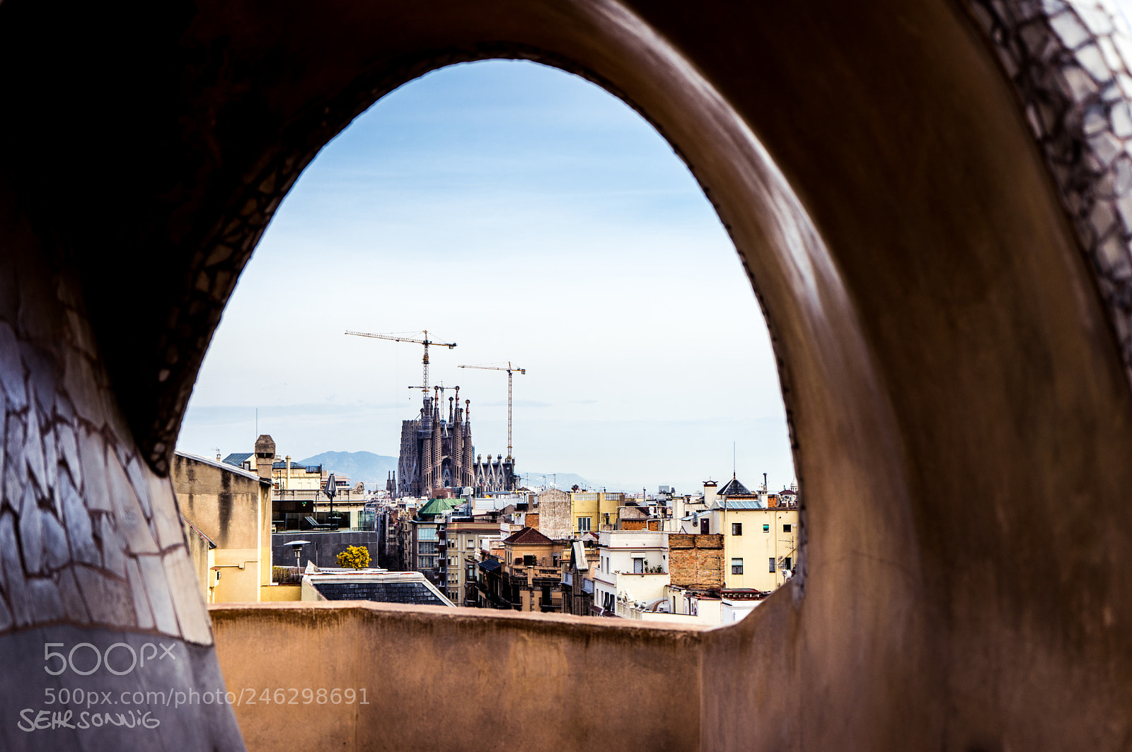 Sony a7 II sample photo. Sagrada familia photography