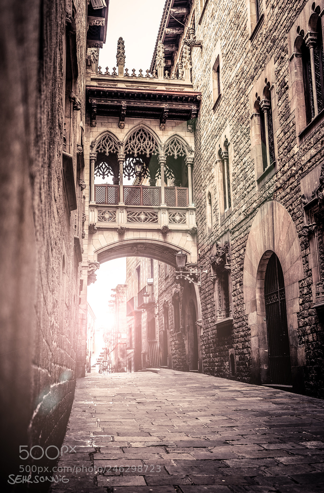 Sony a7 II sample photo. Gothic quarter barcelona spain photography