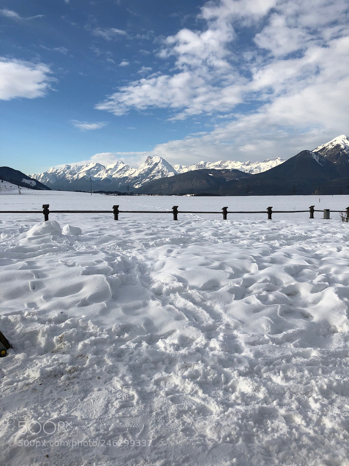 Apple iPhone X sample photo. Snowy mountains snowy land photography