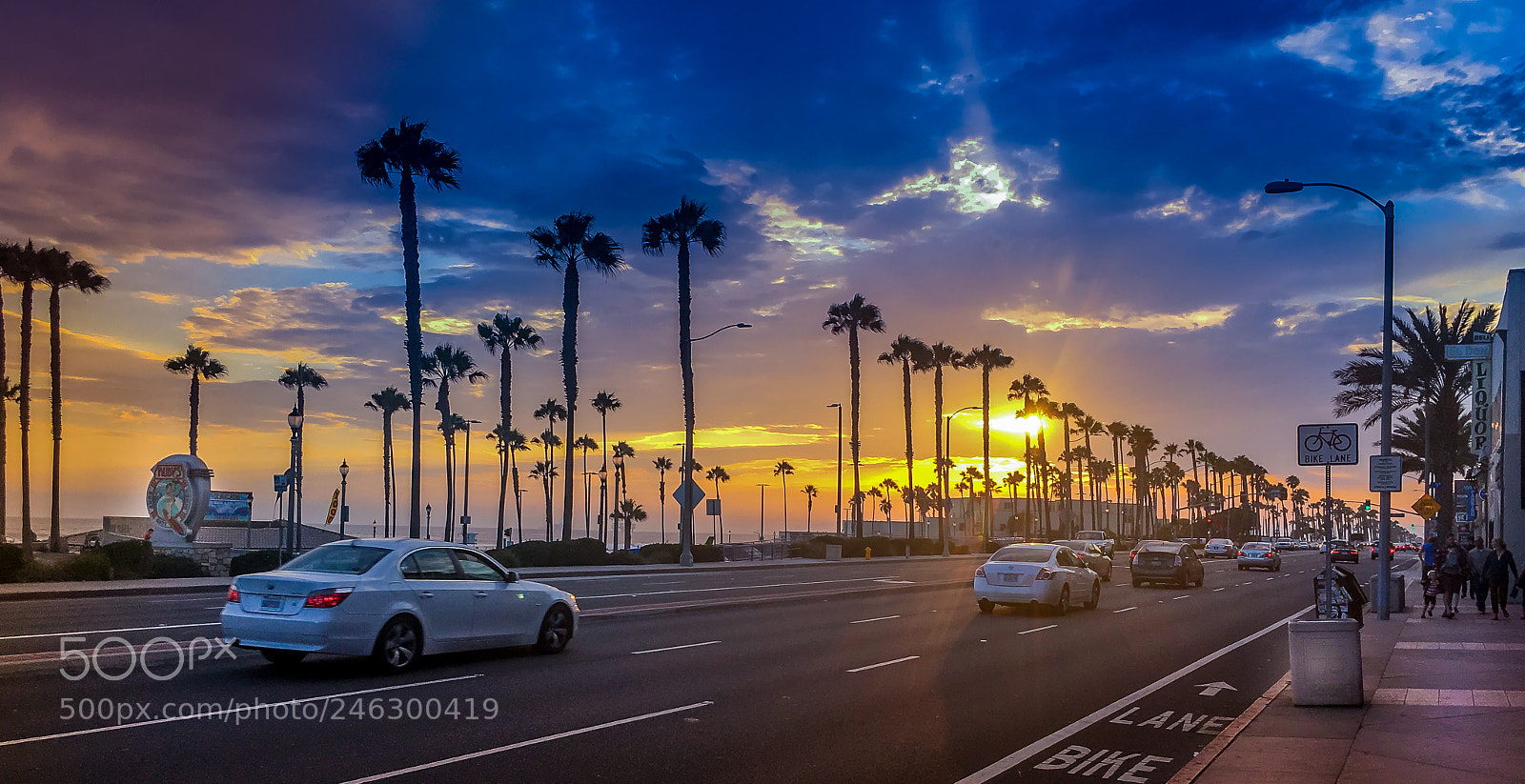 Apple iPhone 6s sample photo. Sunset on the pch photography