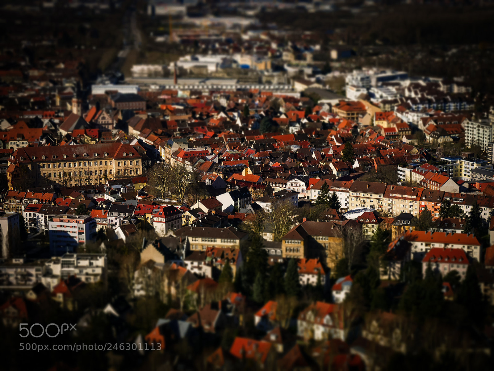 Panasonic DMC-G81 sample photo. Blick auf durlachs altstadt photography