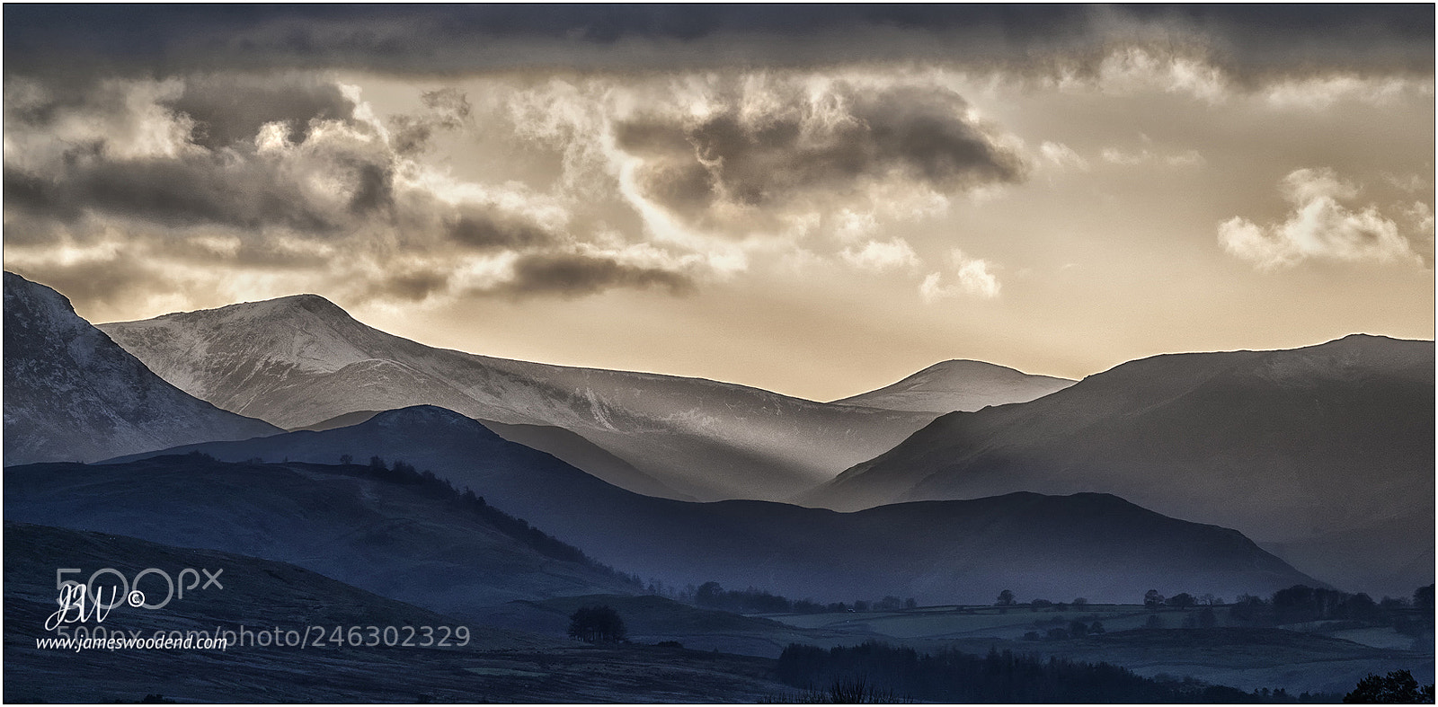 Sony a7R II sample photo. Dusk in cumbria photography