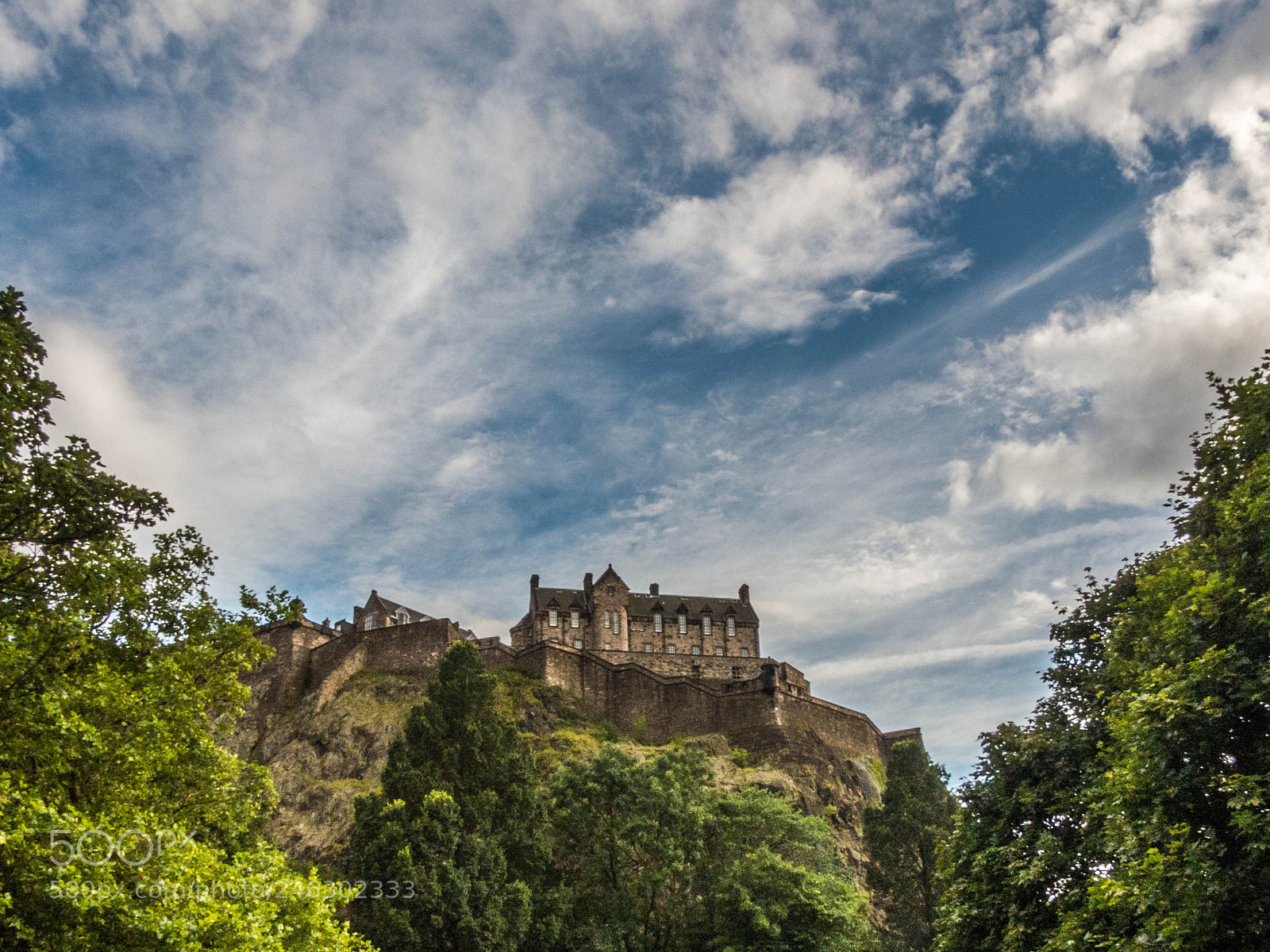 Panasonic Lumix DMC-FZ200 sample photo. Edinburgh castle photography