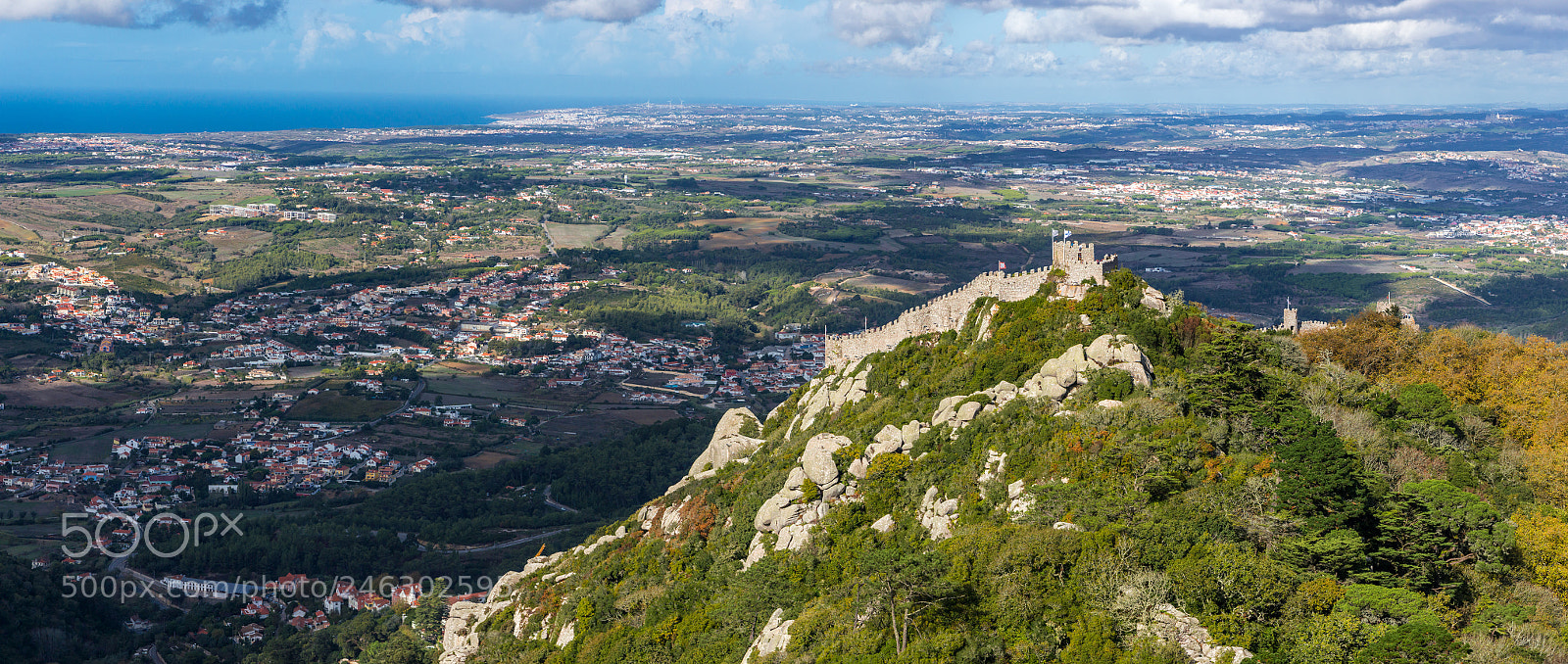Sony Alpha NEX-5N sample photo. Castle view panorama photography