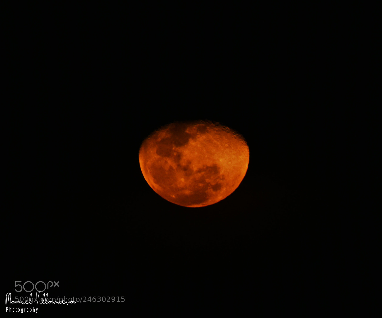Nikon D3400 sample photo. Red moon photography