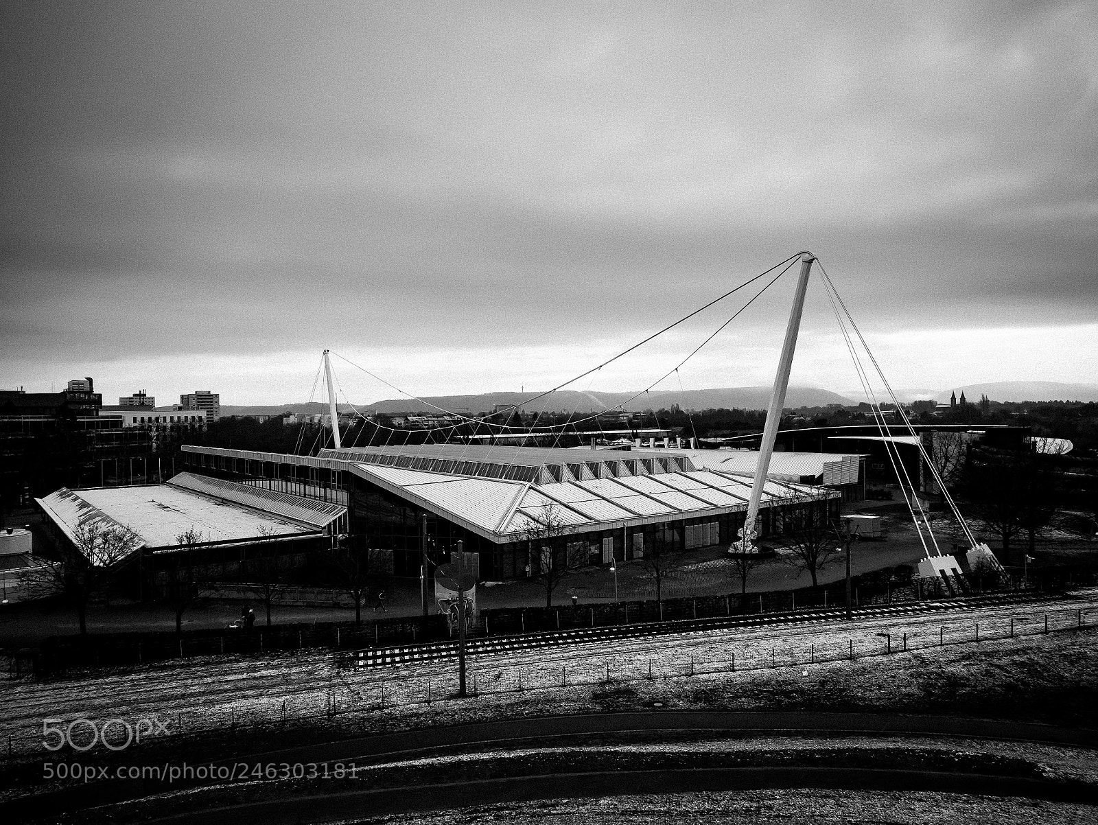 Panasonic DMC-G81 sample photo. Europahalle karlsruhe, aus sicht photography