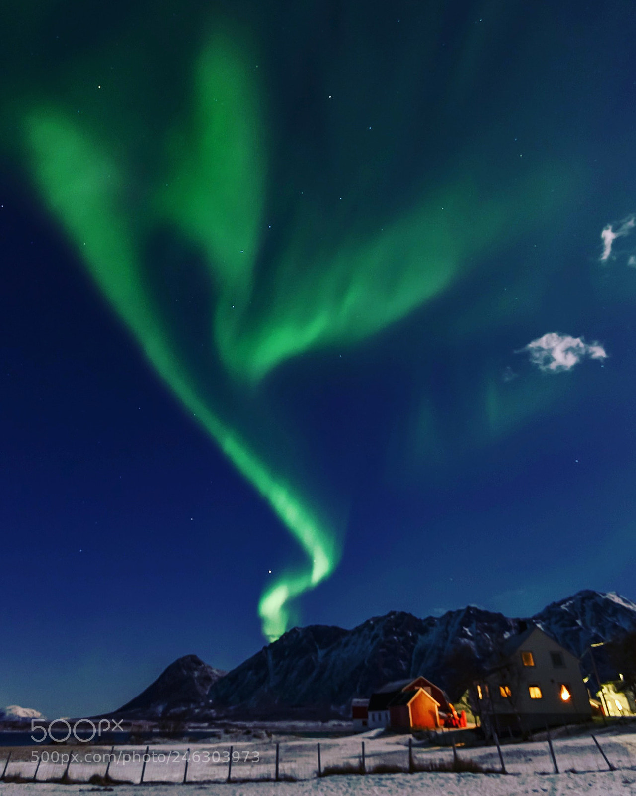 Nikon D810 sample photo. Northern lights on the photography