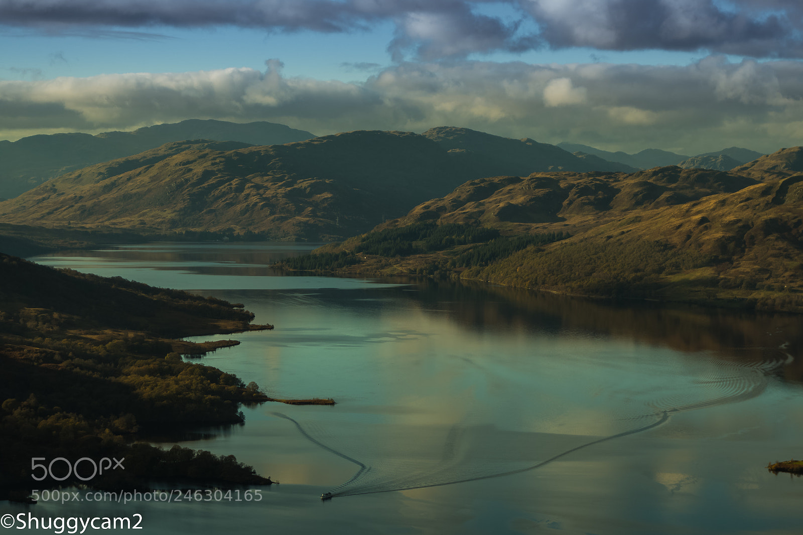 Sony Cyber-shot DSC-RX100 II sample photo. Loch katrine from ben photography