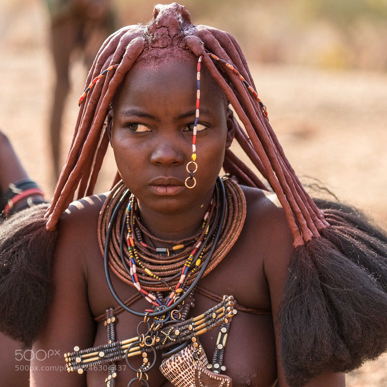 Canon EOS 6D Mark II sample photo. Young himba girl photography