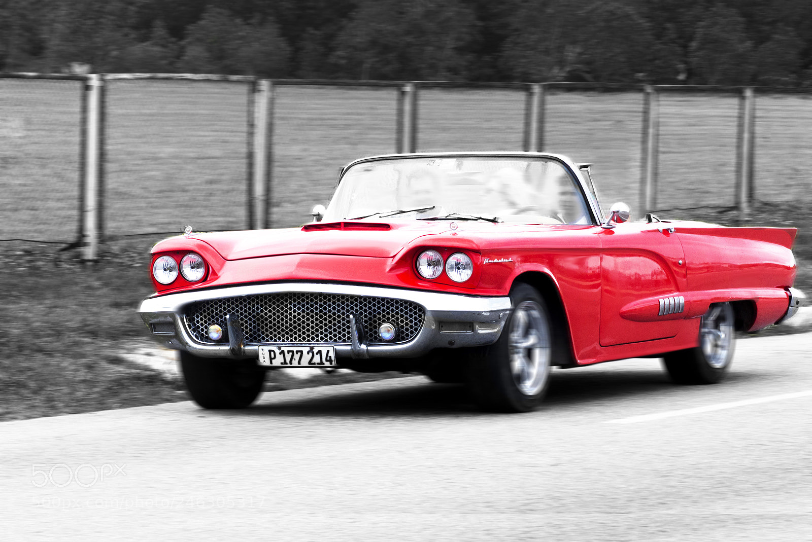 Panasonic Lumix DMC-FZ200 sample photo. Ford thunderbird photography