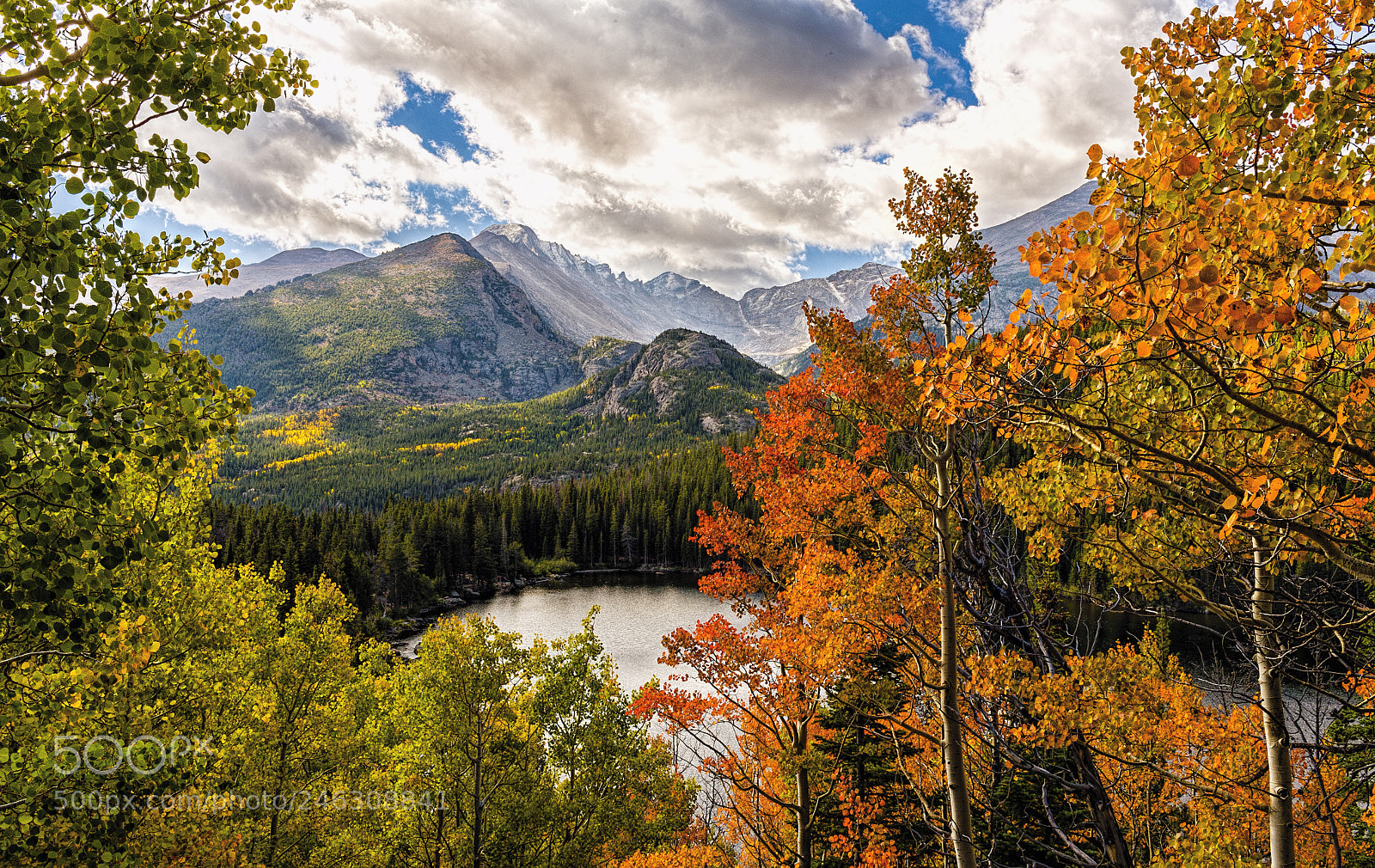 Nikon D800E sample photo. Bear lake longs peak photography