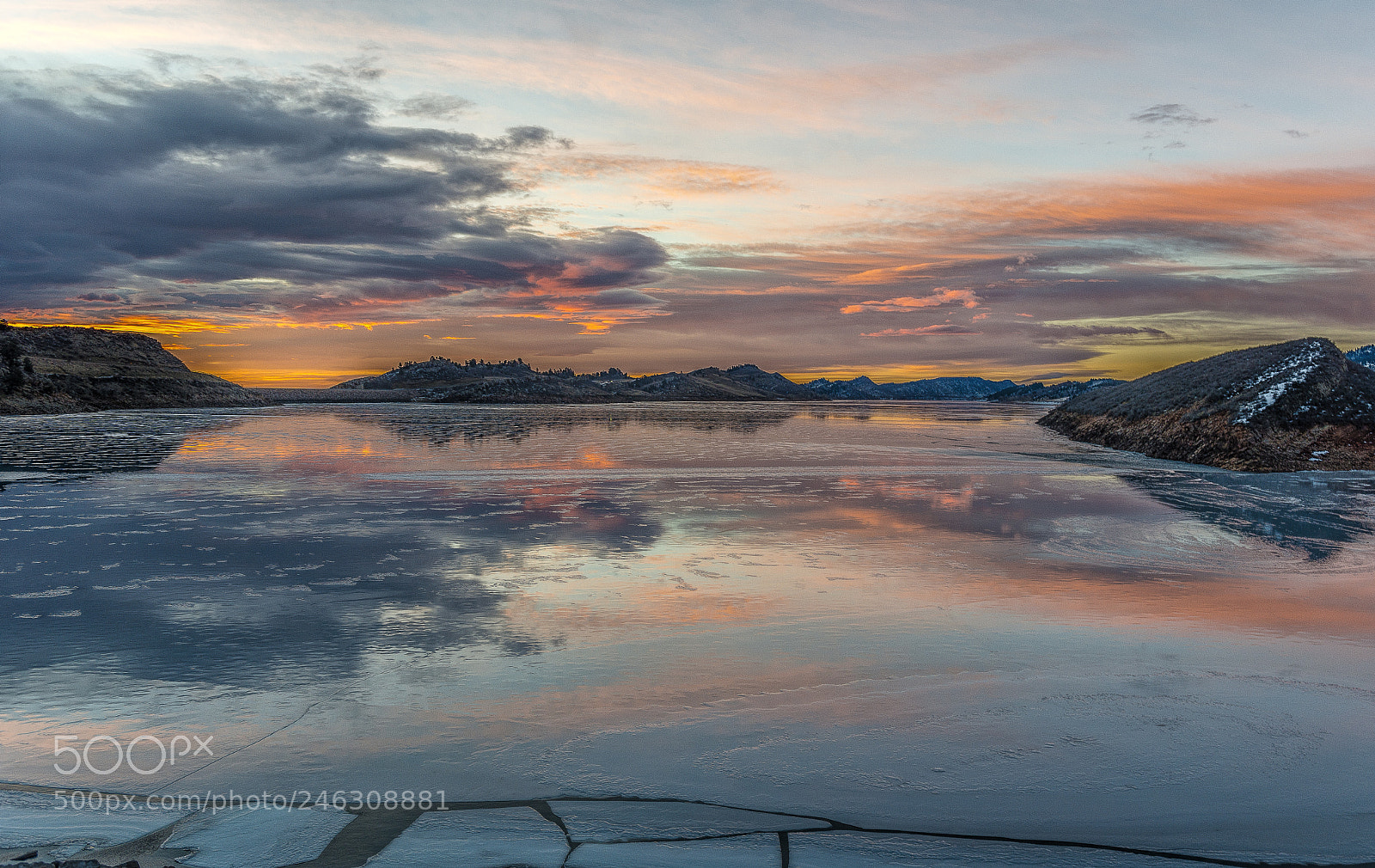 Nikon D800E sample photo. Horsetooth sunrise dsc photography